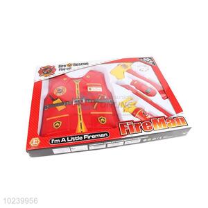 Factory High Quality 6pcs Fireman Clothing Toys for Sale