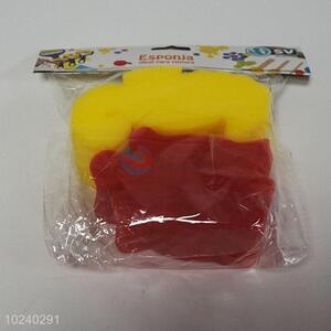 Low price top quality 2pcs animal shape sponge brushes