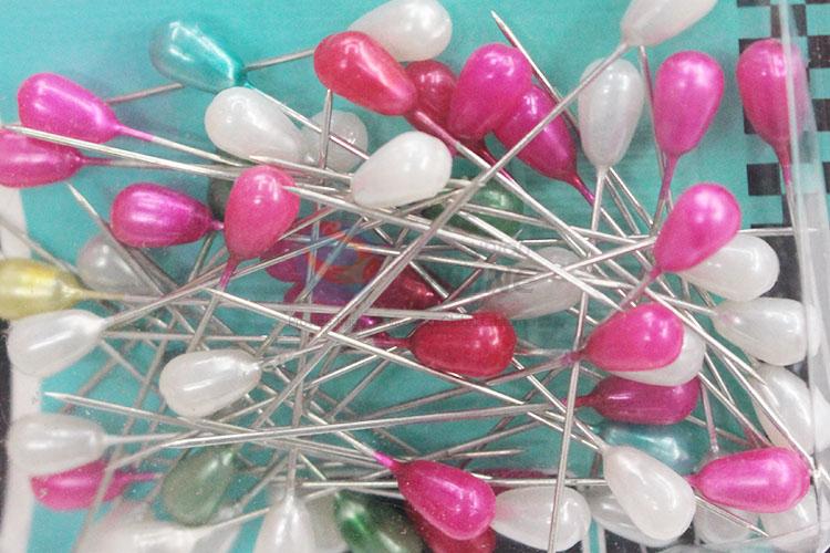 Hot sale colorful pearl head pin