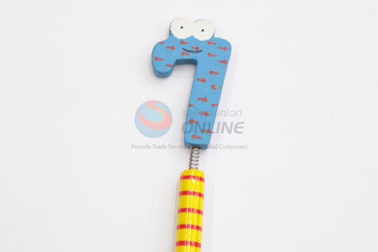 China Factory Wooden Cartoon Toy Pencil for Student