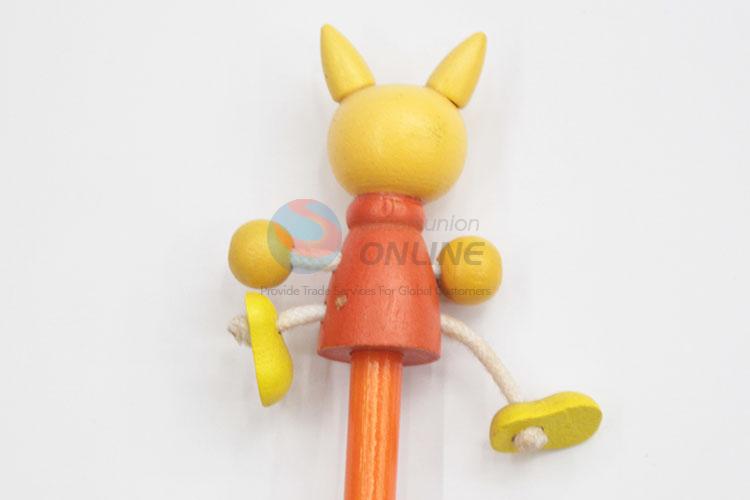 High Quality Wooden Toy Cartoon Pencil for Children