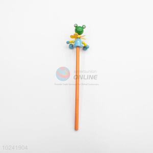 Popular Wholesale Stationery Pencil with Cartoon Toy Head