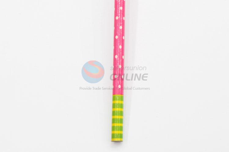 New Design Pencil with Adorable Wooden Toys on Top