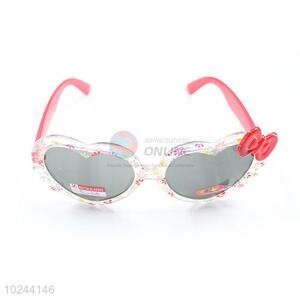 Special Design Love Shpae Sunglasses For Children With Bowknot Decoration