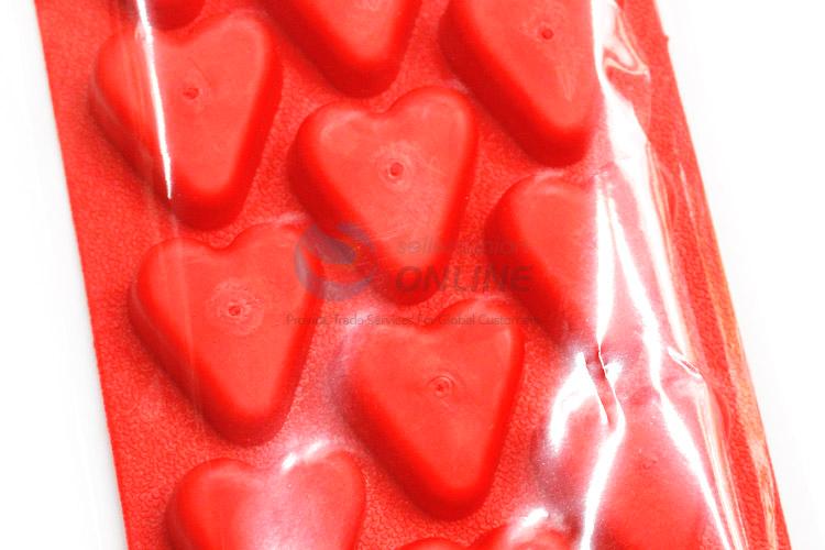 Custom Design Red Heart Ice Cube Tray Creative Mould