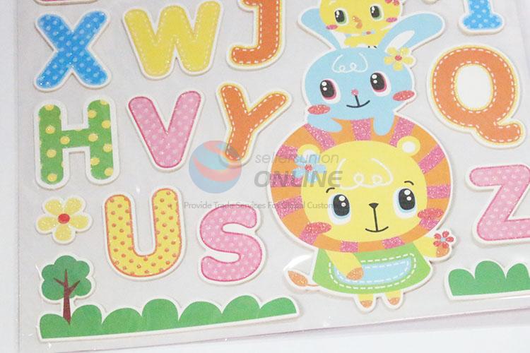 Hot sale English letters EVA wall/window sticker