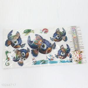 New design cheap fish PVC wall/window/mirror sticker