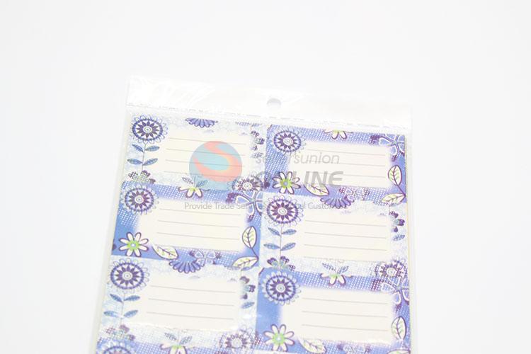 High Quality Custom Stamping Foil Adhesive Printed Kiss Cut Labels Stickers