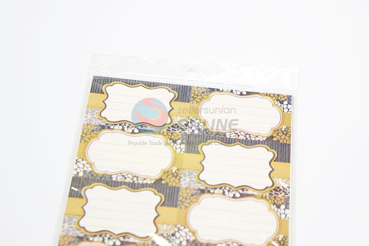 Packaging Stamping Foil Adhesive Paper Sticker Printing