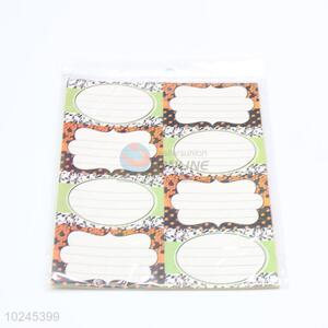 Custom Stamping Foil Adhesive Label Stickers for School Office