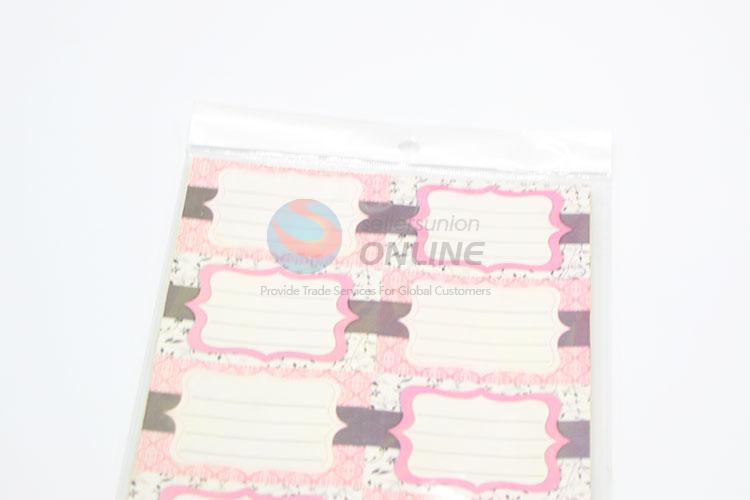 New Design Paper Stamping Foil Adhesive Labels Stickers