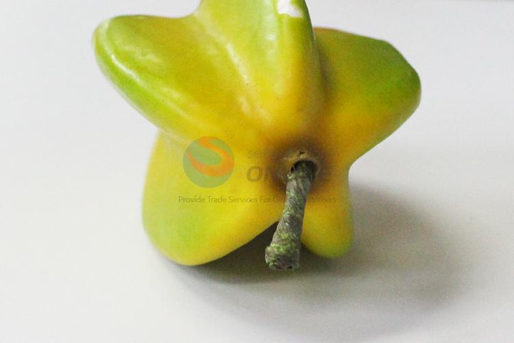 Simulation Carambola Fake Fruit and Vegetable Decoration