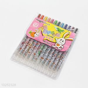 Delicate Design 12 Colors Rolling Crayon