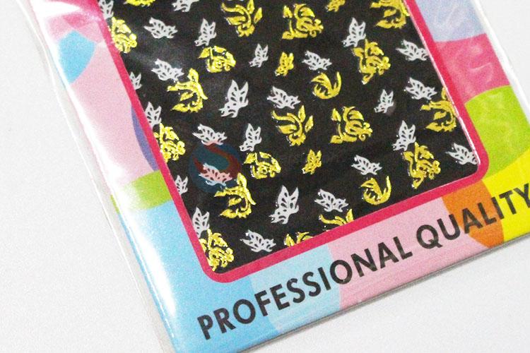 Wholesale cool best fashion butterfly shape nail sticker