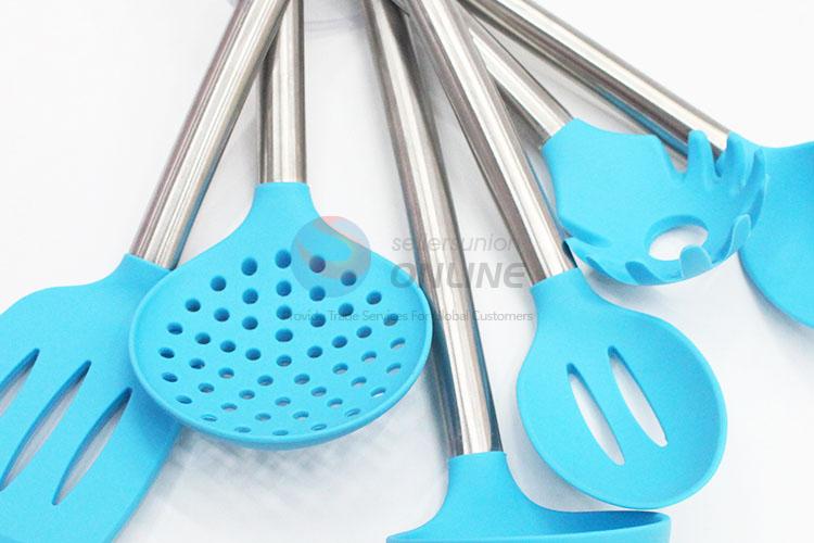 Fashion style low price cool 6pcs blue cook set