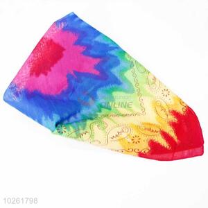 Colorized 100% Cotton Printing Head Kerchief Square Bandana