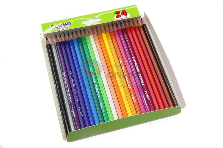 24 Colors Hexagonal Eco-friendly Colored Pencils Set