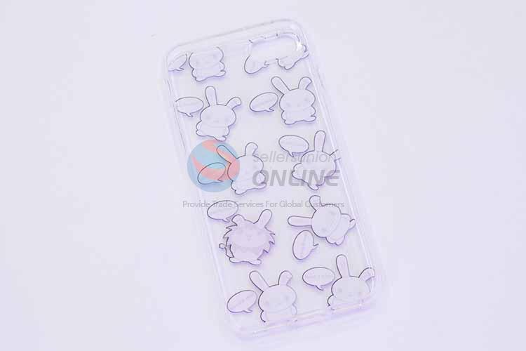 Rabbit Transparent Mobile Phone Shell Phone Case For iphone6/6 Plus