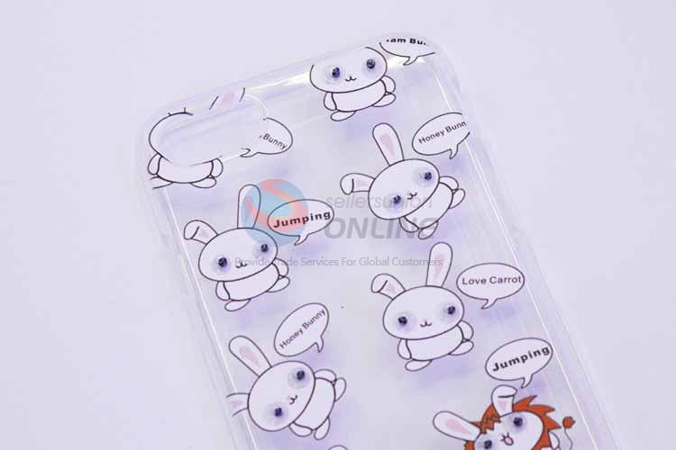 Rabbit Transparent Mobile Phone Shell Phone Case For iphone6/6 Plus