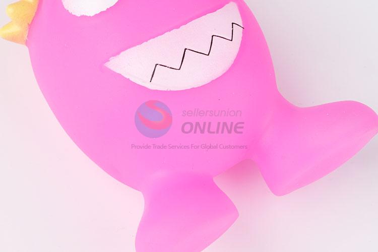 Pretty Cute Squeaky Vinyl Dog Toy in cARTOON Shape