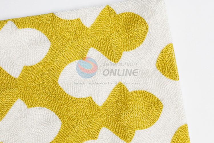 China factory price best fashion yellow&white pillow