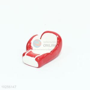 Red and white designable creamic ashtray for sale