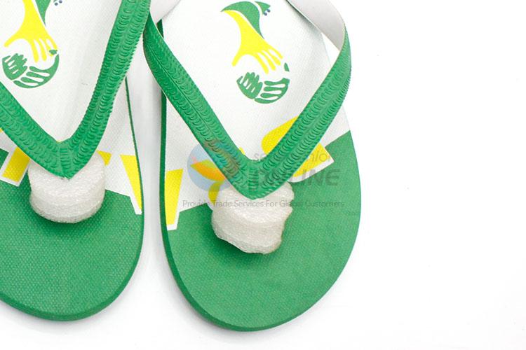 Nice Design Green Summer Slippers for Sale