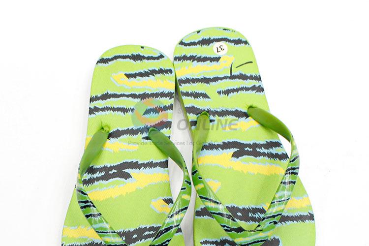 Durable Nice Green Summer Slippers for Sale