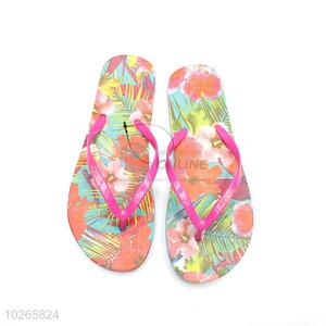 Factory Direct Flower Printed Summer Slippers for Sale