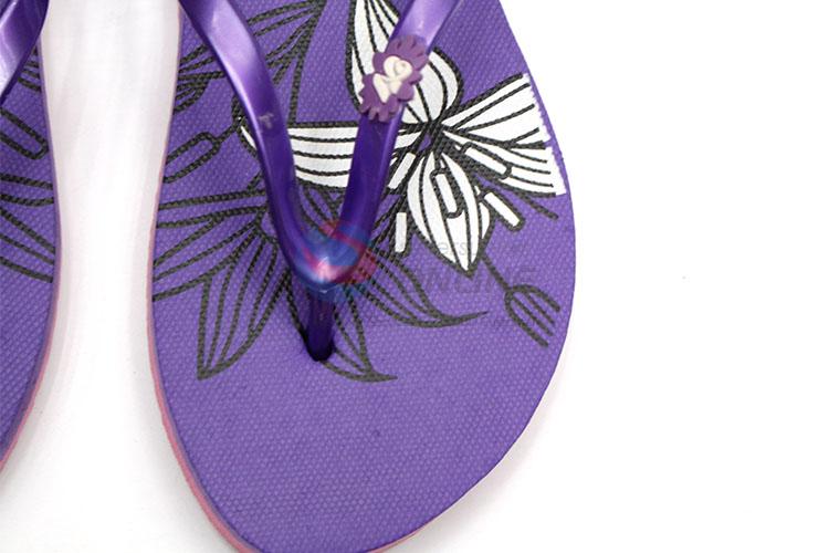 Competitive Price Purple Summer Slippers for Sale