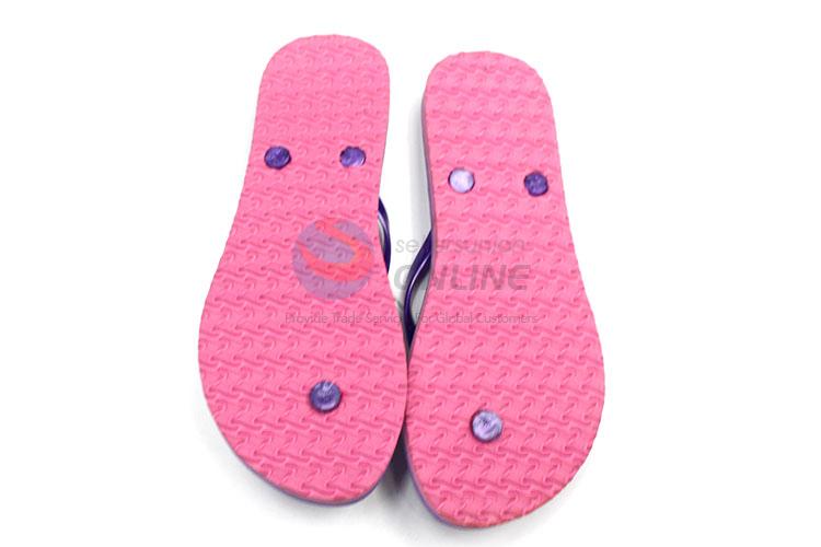 Competitive Price Purple Summer Slippers for Sale