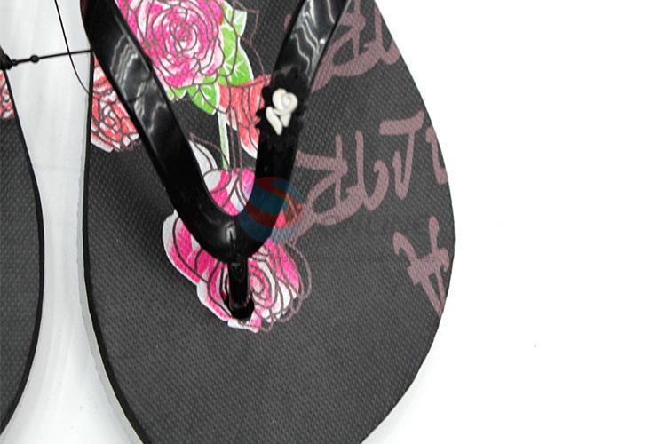 Beautiful Flower Printed Summer Slippers for Sale