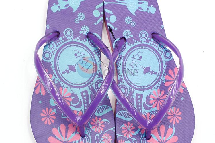 Factory Wholesale Purple Summer Slippers for Sale