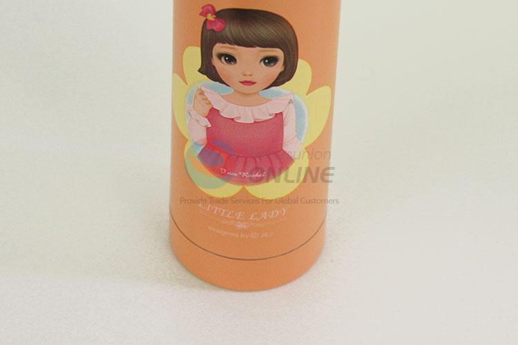 Good Quality Cartoon Cute Girls Pattern 304 Stainless Steel Vacuum Cup Portable Water Bottles