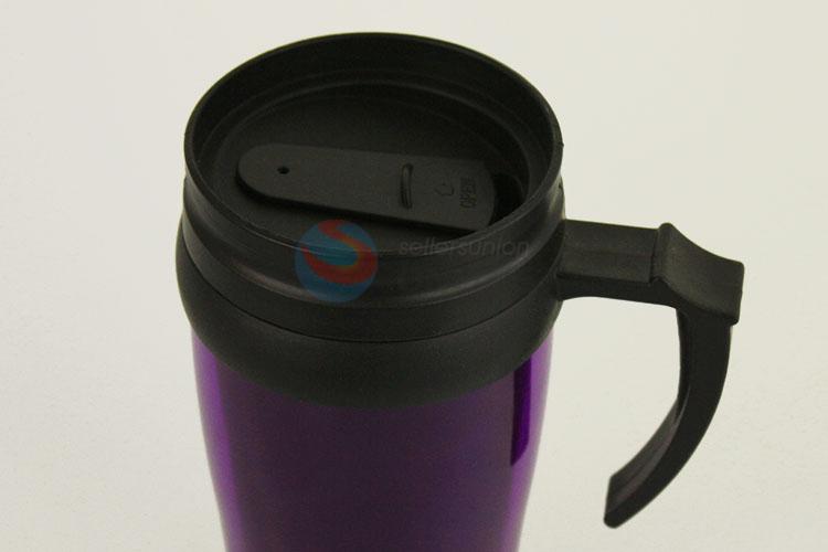 Creative Purple Color Water Cup Water Bottle Sports Outdoor School with Handle