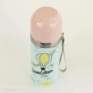 Eco-Friendly Cartoon Fire Balloon Pattern 201 Stainless Steel Vacuum Cup Portable Water Bottles