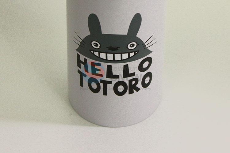 Portable Lovely Cartoon Totoro Pattern 201 Stainless Steel Vacuum Cup Portable Water Bottles