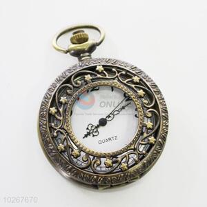 Hollow Style High Quality Metal Quartz Pocket Watches