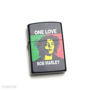 Nice Bob Marley Printed Stainless Iron Lighters for Sale