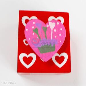 Simple Style Square Shaped Heart Decoration Pencil Holder