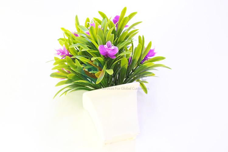 Factory promotional price artificial flower pot/fake potted plant