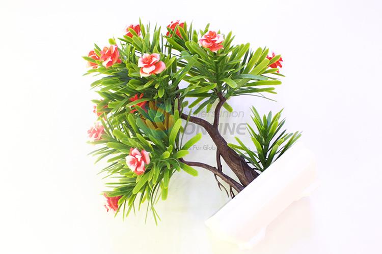 Super quality low price artificial flower pot/fake potted plant