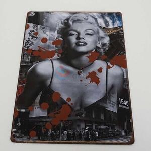 Marilyn monroe pattern tin decoration crafts 20*30cm