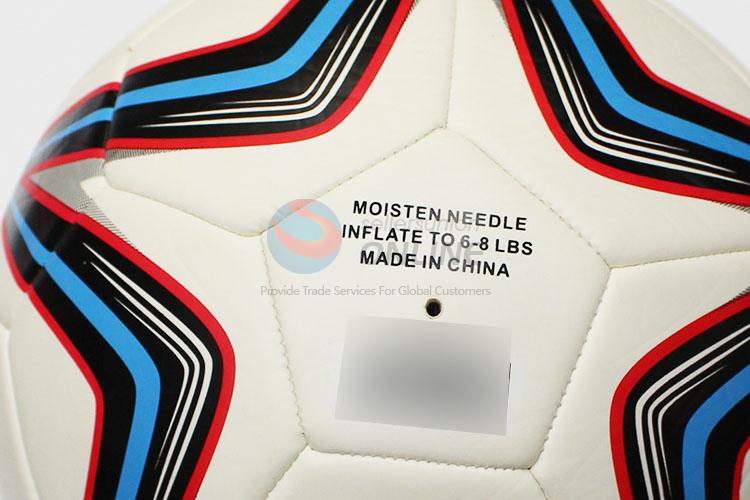 Super Qualiuty PU Skin Soccer Ball Printed Footballs with Winding Liner