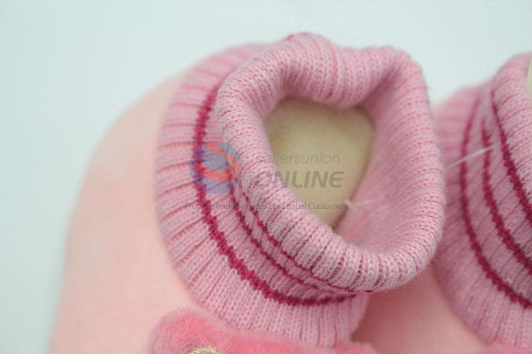 New arrival pink bear baby shoes