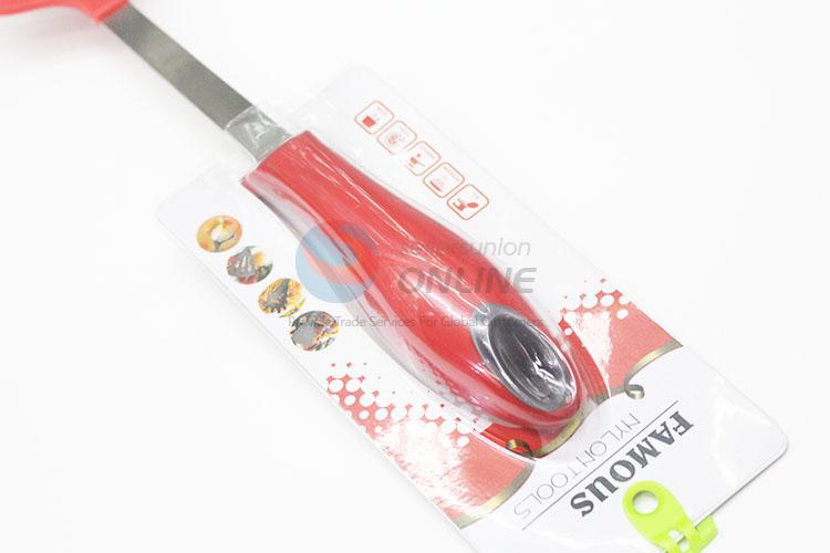 Stainless Steel Slotted Strainer Candy Color Skimmer Spoon