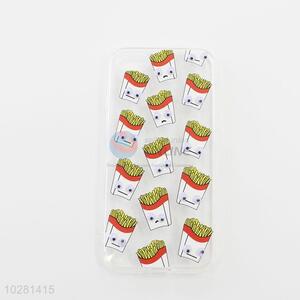 Cartoon Funny Chips Printed Acrylic Mobile Phone Shell for iphone