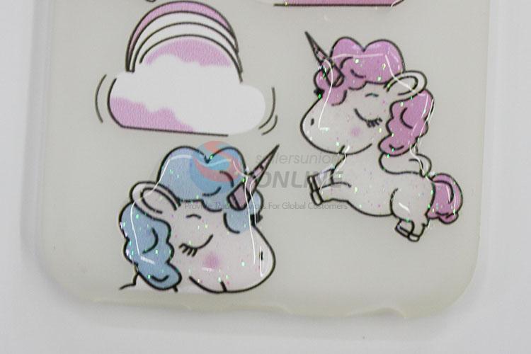 Wholesale Supplies Cartoon Unicorn Style Acrylic Mobile Phone Shell for iphone