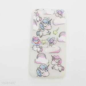 Wholesale Supplies Cartoon Unicorn Style Silicone Mobile Phone Shell for iphone