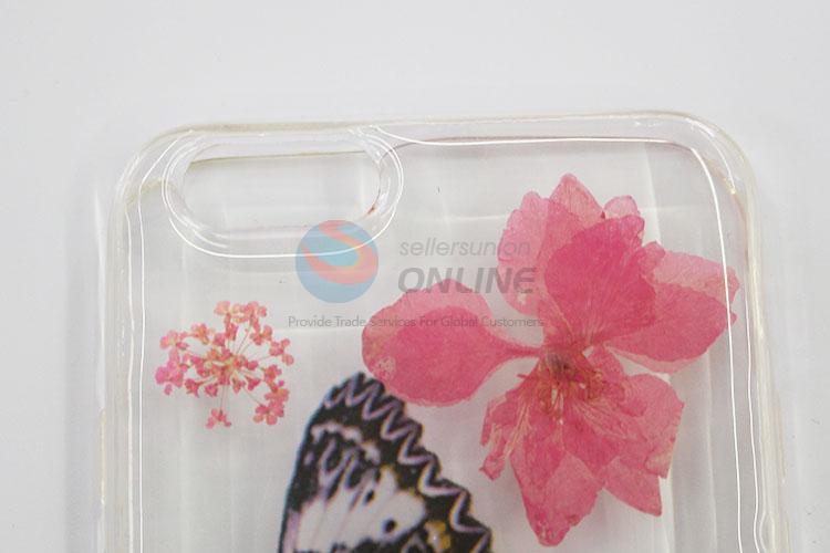 Hot Sale Flower and Butterfly Pattern Silicone Mobile Phone Shell for iphone